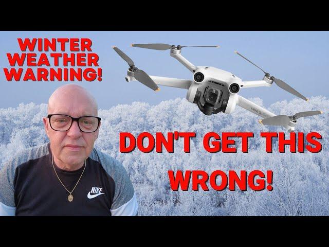 Flying a drone in Snow - DONT get caught out when the bad weather comes -Dji mini 3 Pro tips