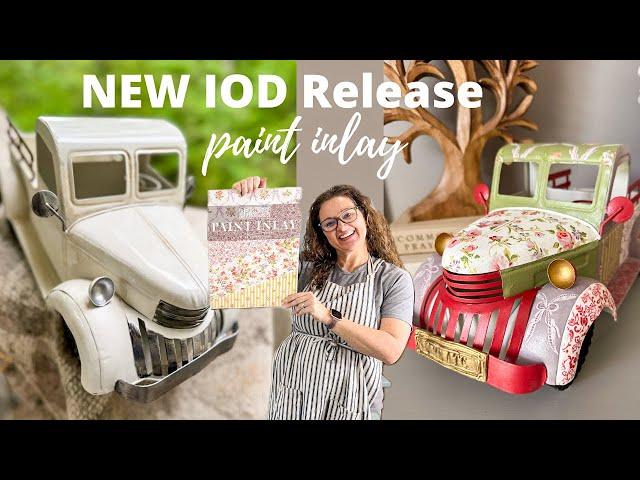 Iron Orchid Designs NEW RELEASE Summer 2025 | Ditsy Blooms Paint Inlay