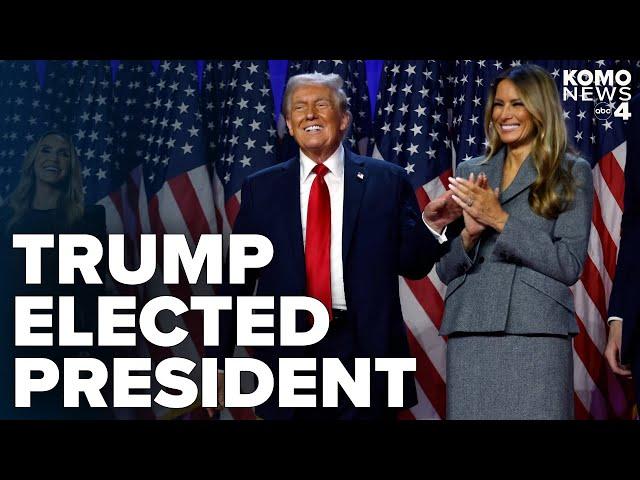 Donald Trump wins 2024 presidential election