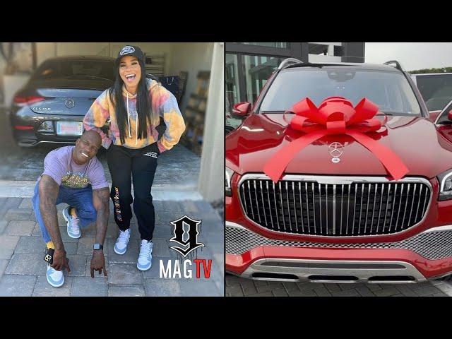 Chad Ochocinco Buys Preggo Fiancée Sharelle Rosado A Maybach SUV! 