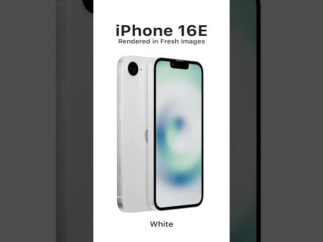 iPhone 16E Leaked Design