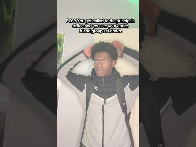 When you get a call to the principal’s office 