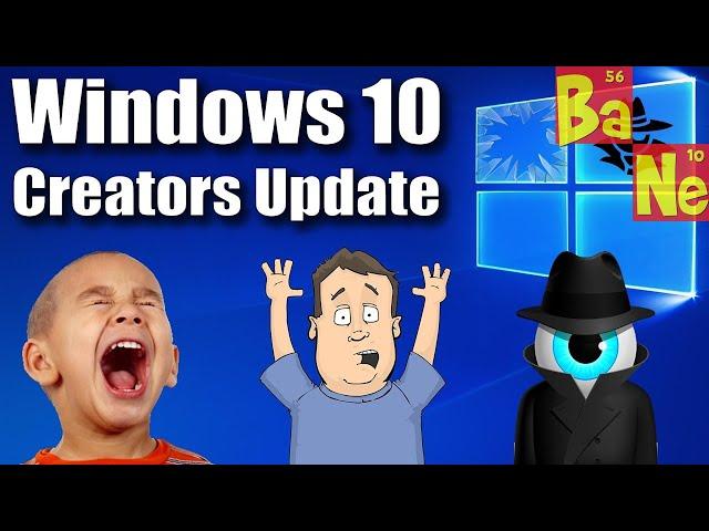 Windows 10 Creators Update Problems, Privacy Invasion & Petition for Change - @Barnacules