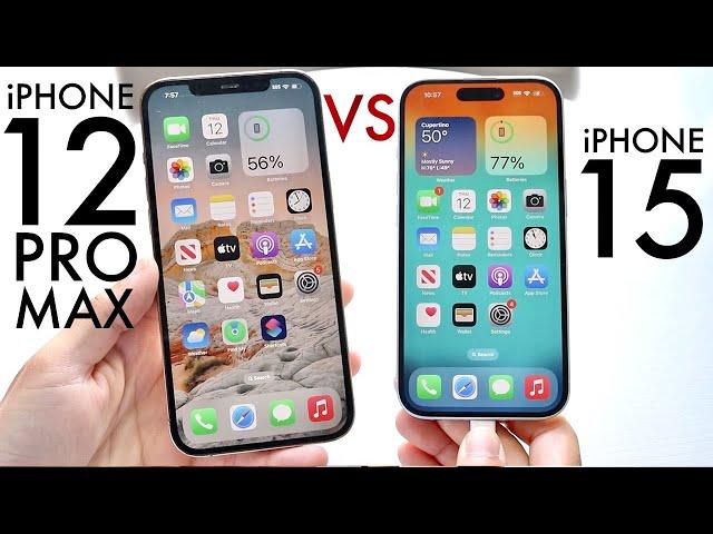 iPhone 15 Vs iPhone 12 Pro Max! (Comparison) (Review)