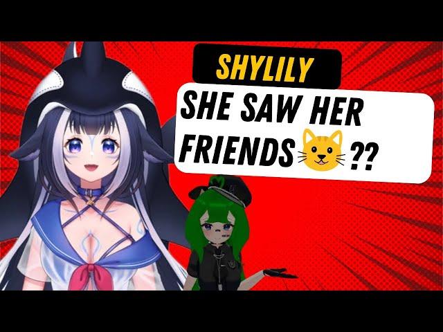 VTuber Clips | VTuber Shylily Saw her friends "kitty"!!!