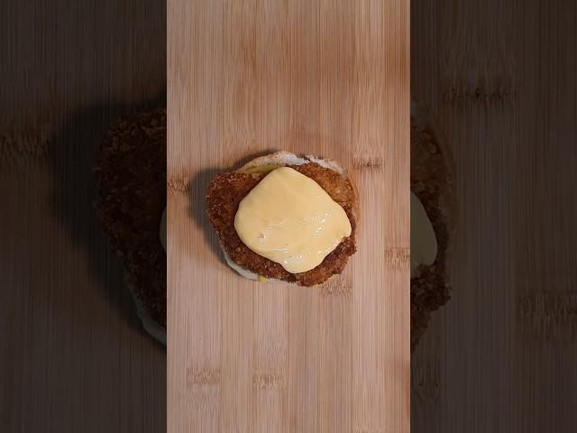 katsu burger and cheese