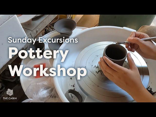 Sunday Excursion - Pottery at Slow Hand Studio with The Cabin Chiang Mai Rehab Centre in Thailand