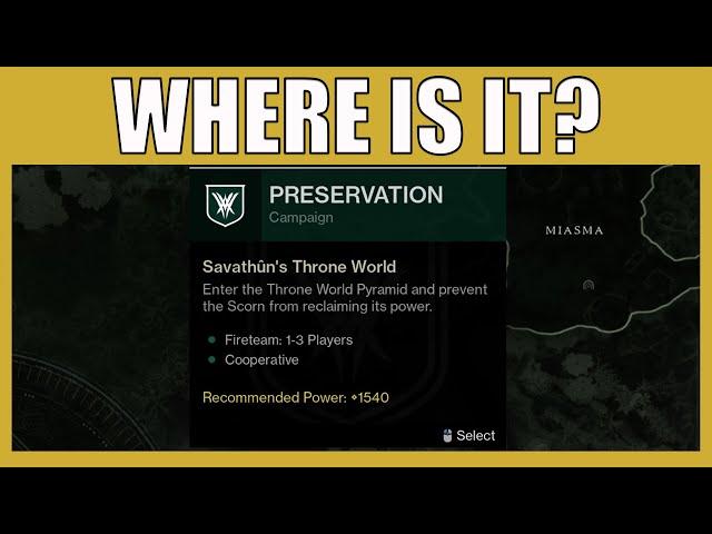 How To Find The Preservation Mission Destiny 2 Witch Queen - Tips For Completing Preservation SOLO