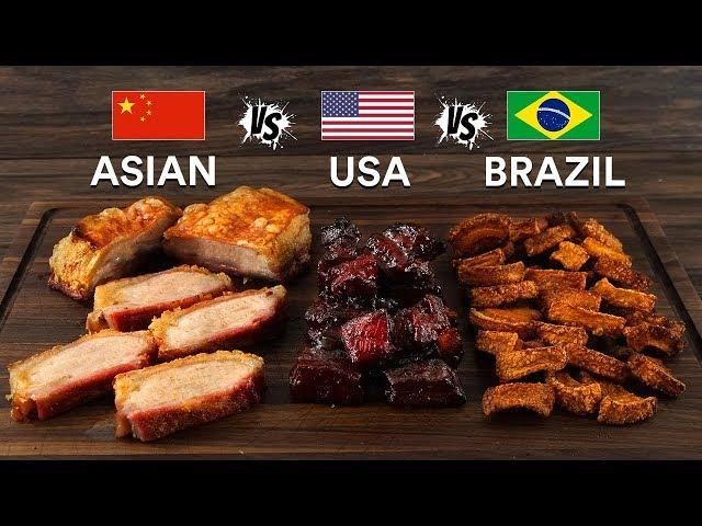 Pork BELLY 3 WAYS - Asian, USA & Brazilian! Which is BEST?