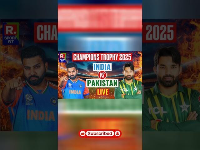 India vs Pakistan , Champions Trophy 2025 | Live Cricket Match #cricket #ChampionsTrophy2025
