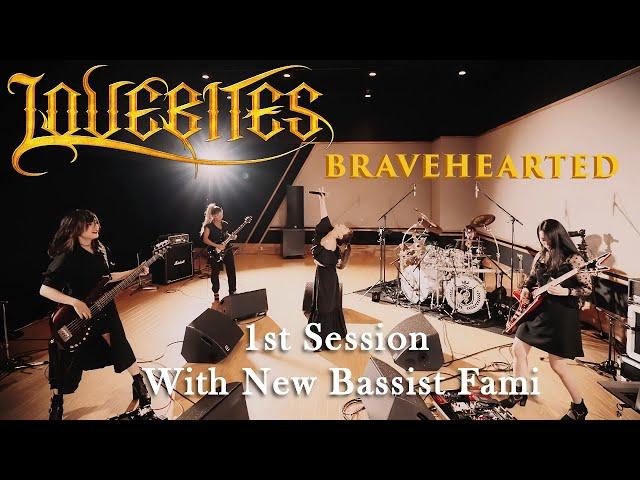 Lovebites - Bravehearted (1st Session With New Bassist Fami) 4K + Sub: Eng & Esp