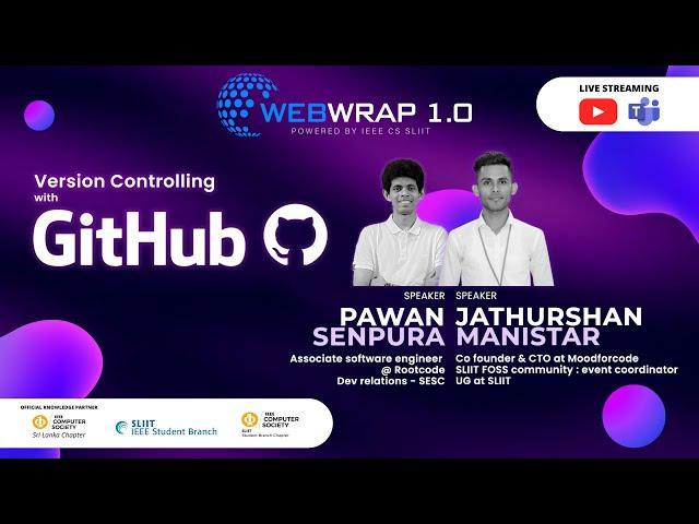 Version Controlling with GitHub | WebWrap 1.0