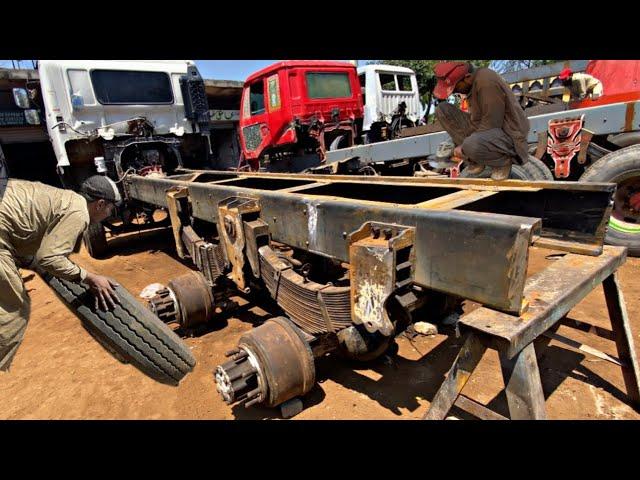 The process of making complete Hino truck in Pakistan and their frame rebuild for 50 ton load