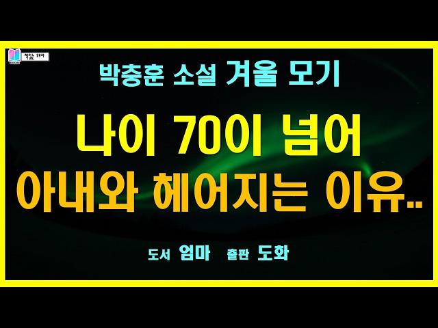 황혼에 졸혼을 하는 노부부에게 무슨 사연이... | 겨울 모기 - 박충훈 단편소설 | 엄마 - 도서출판 도화 | 책읽는 오로라