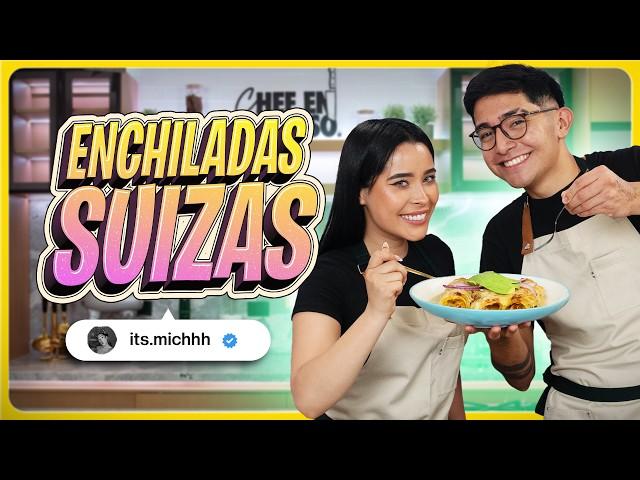 ENCHILADAS SUIZAS RECETA FÁCIL | Platillo FAVORITO de @Itsmichhh