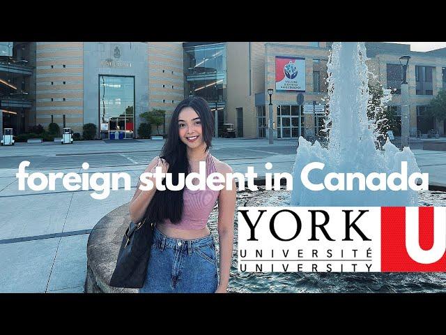 YORK UNIVERSITY STUDENT VLOG // study in canada