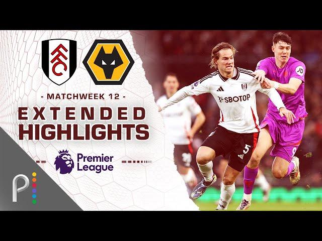 Fulham v. Wolves | PREMIER LEAGUE HIGHLIGHTS | 11/23/2024 | NBC Sports