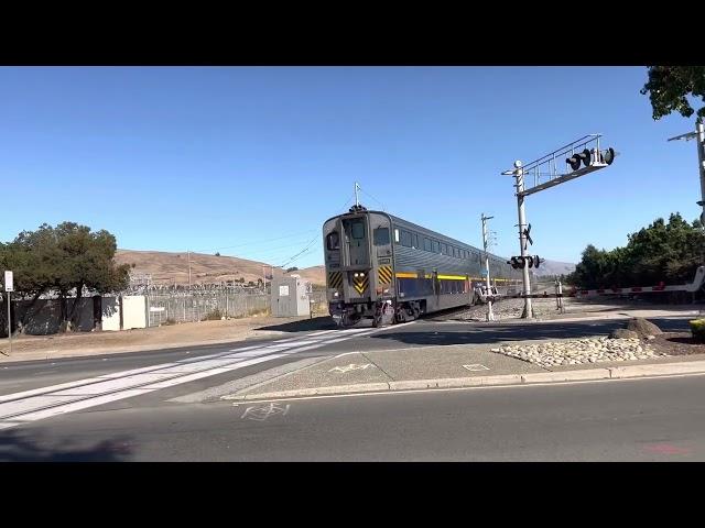 Amtrak 8304 Lead Of heading to Oakland Jack London Square