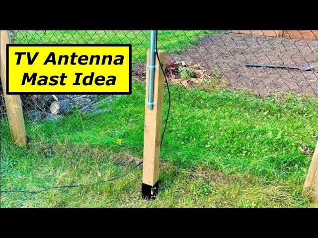 Another TV Antenna Mast Pole Idea