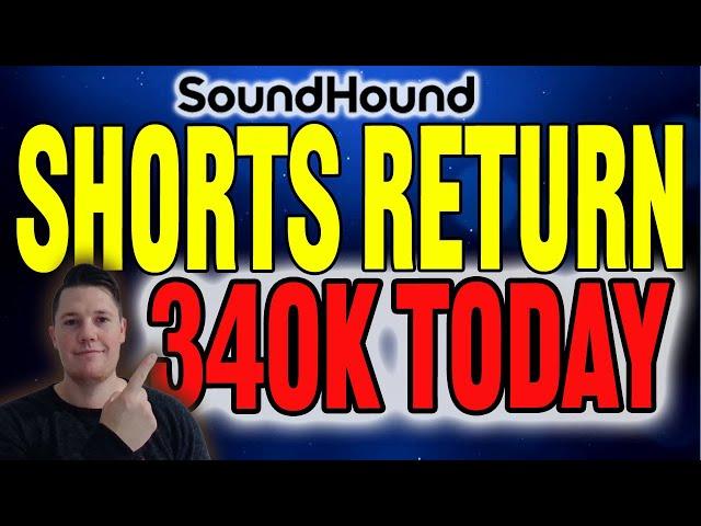 SoundHound Shorts Return 340K TODAY - WHY ?! | Technicals Holding Strong | SOUN Stock Analysis