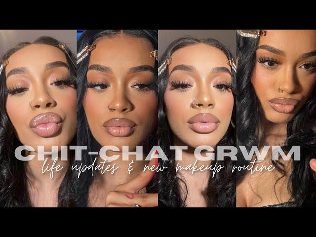 chit chat grwm: what I've been up to, I have a stalker, leaving my hometown, dropping an ebook