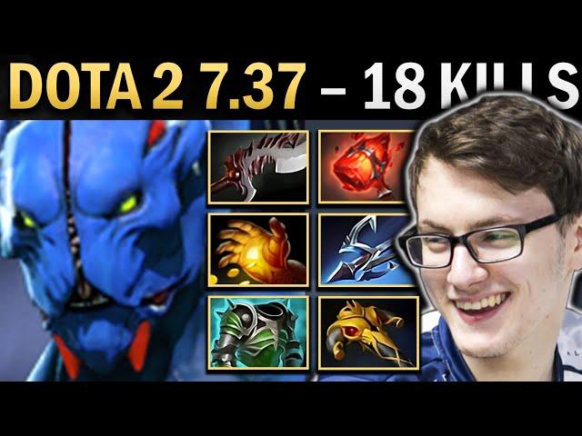 Nightstalker Dota 2 7.37 Miracle with Harpoon and 18 Kills - TI14