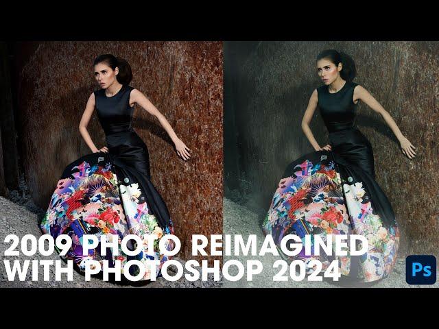 Reviving a Classic: Transforming a 2009 Photo with Photoshop 2024's Cutting-Edge Features