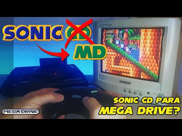 Sonic MD (Sonic CD) - Mega Drive Gameplay