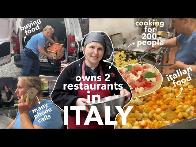 a day in the life of a RESTAURANT OWNER in ITALY