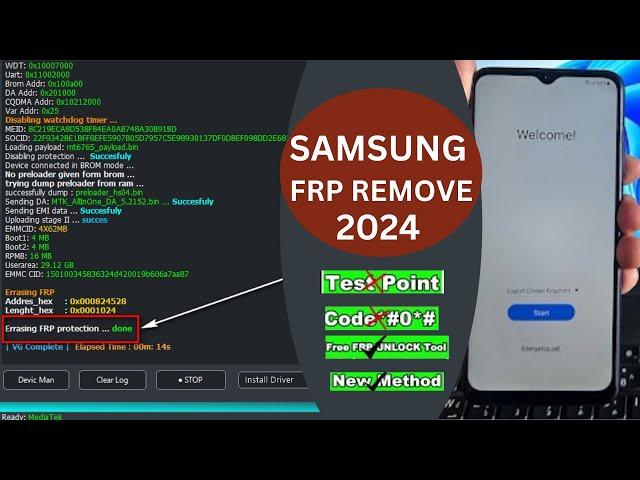 All Samsung FRP Bypass 2024 ADB Enable Fail | New Free FRP Tool 2024 - Samsung FRP Remove 2024