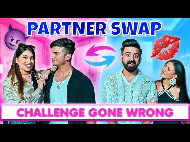 Partner Swap Challenge Gone Wrong End Mein Ho Gayi Fight​⁠ @tanshivlogs