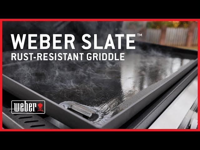 New 2024 Slate Rust-Resistant Griddle Introduction | Weber Grills