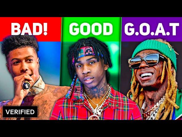 BAD vs. GOOD vs. GOAT Rappers 2020