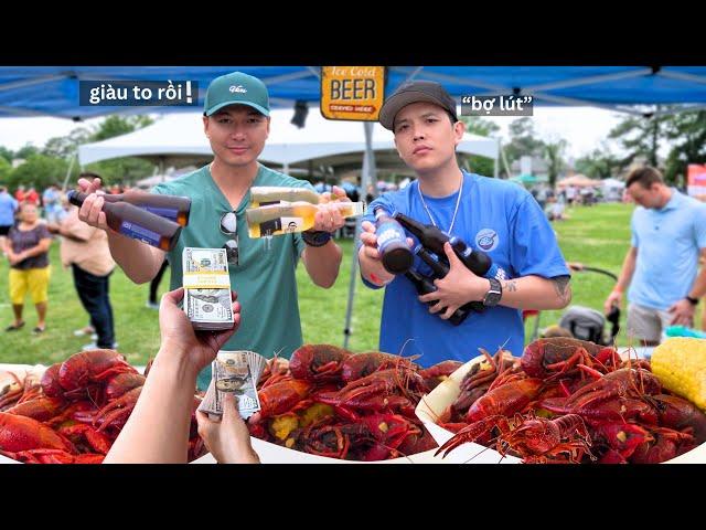 Bán Beer ở Đại Hội Vua Crawfish 2024 | Crawfish Cook Off 2024