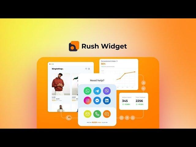 Rush Widget Lifetime Deal $19 - All-in-one multifunctional messaging button