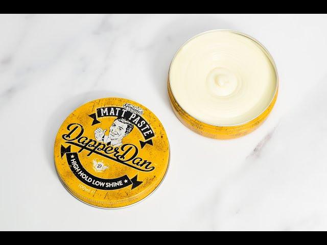 Which Styling Product Is Right For You | Dapper Dan Matt Paste Tutorial