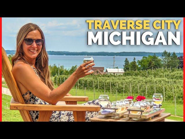 Best Things to do in Traverse City, Michigan | Wine, Beer & Restaurants | RV Travel Vlog