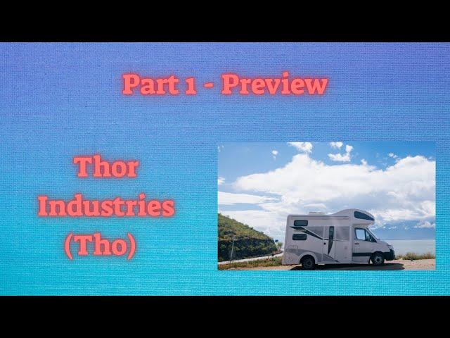 Thor industries (THO) part 1 - Preview
