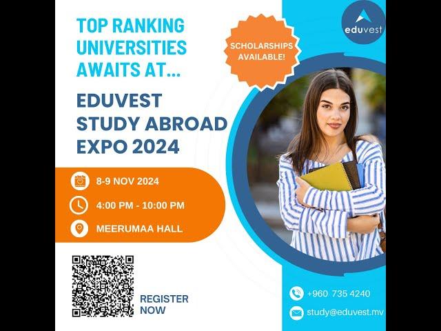  Meet Top Universities at the Eduvest Study Abroad Expo 2024 