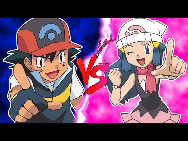 Ash Ketchup vs. Dawn (Pokémon Abridged)