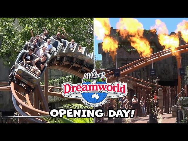 NEW! Dreamworld's NEW Land is OPEN! Rivertown Opening Ceremony, Rides & MORE!