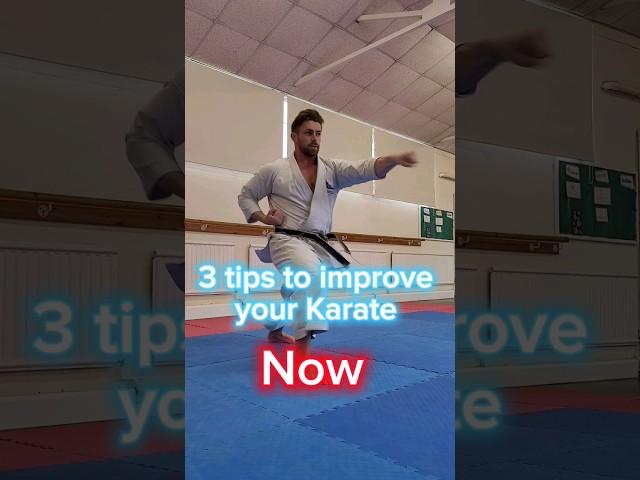 improve your Karate now #Karate #shotokan #martialarts #training #tips