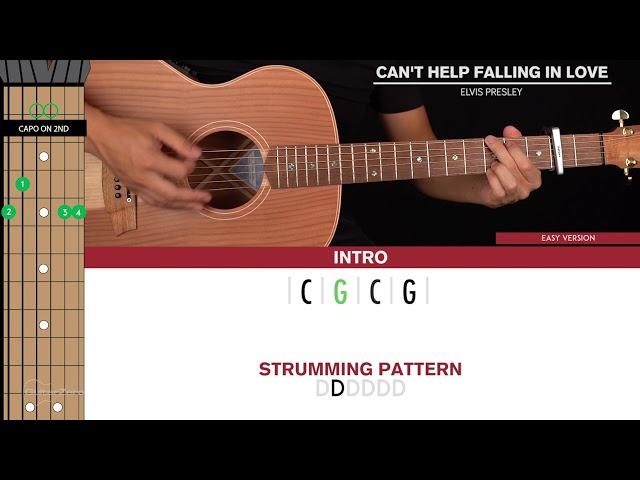 Can't Help Falling In Love Guitar Cover Elvis Presley |Tabs + Chords|