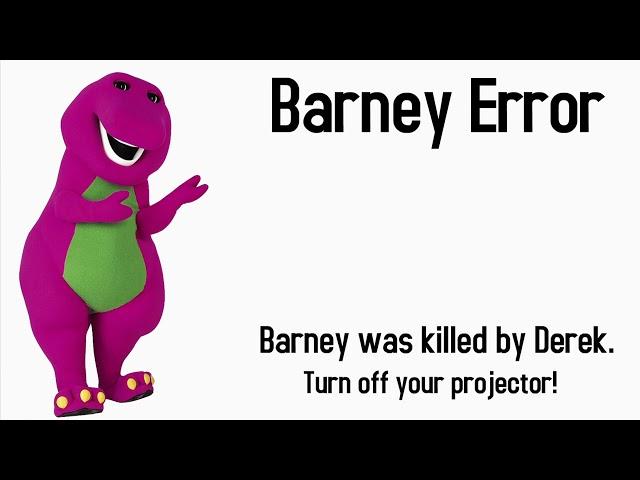 Barney Error Bloopers (Brick Memorial High School Morning Announcements)