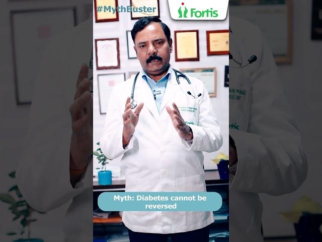 Listen to Dr. Rakesh Kumar Prasad, Fortis Hospital, Noida, talking debunking a myth around diabetes