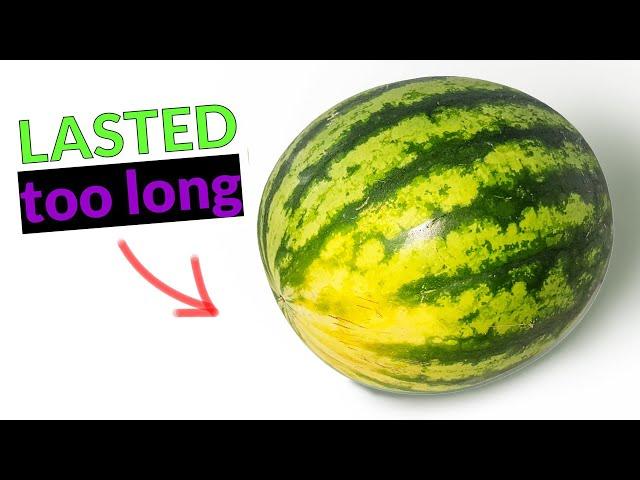 A WHOLE WATERMELON - My longest time lapse ever!