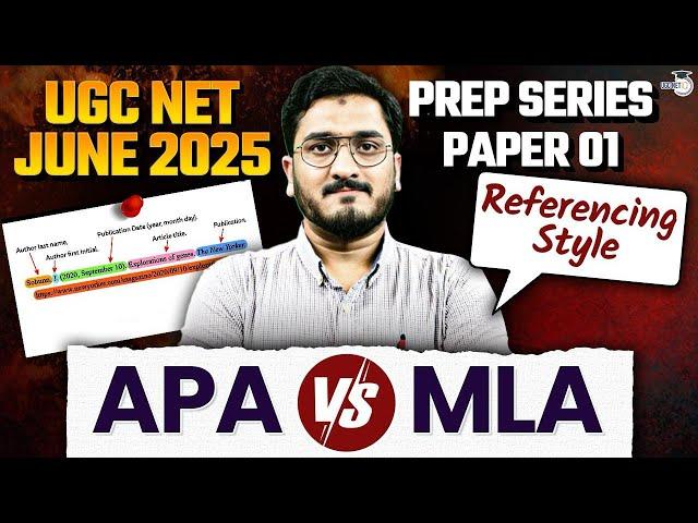 UGC NET Paper 1 June 2025 | Research Aptitude - APA vs MLA  | UGC NET Paper 1 Preparation By Masroor