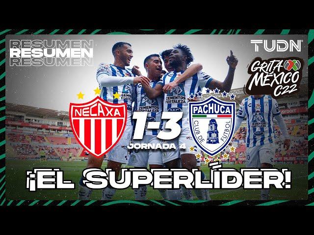 Resumen y goles | Necaxa 1-3 Pachuca | Grita México C22 - J4 | TUDN