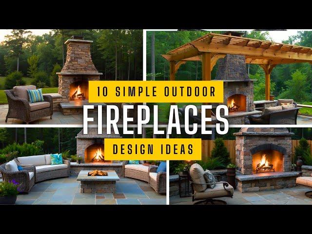 What Do You Think Is The Best outdoor Fireplace Idea?