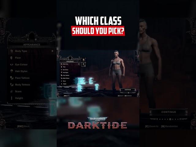 Which Class Should You Pick? - Darktide #shorts